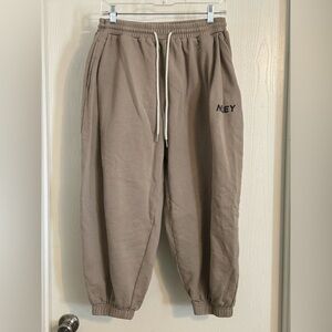 N.D.E.Y | Taupe Jogger Sweatpants | Size Medium